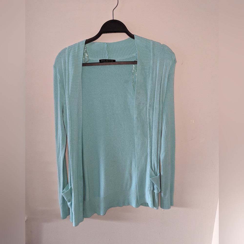 Baby blue cardigan
